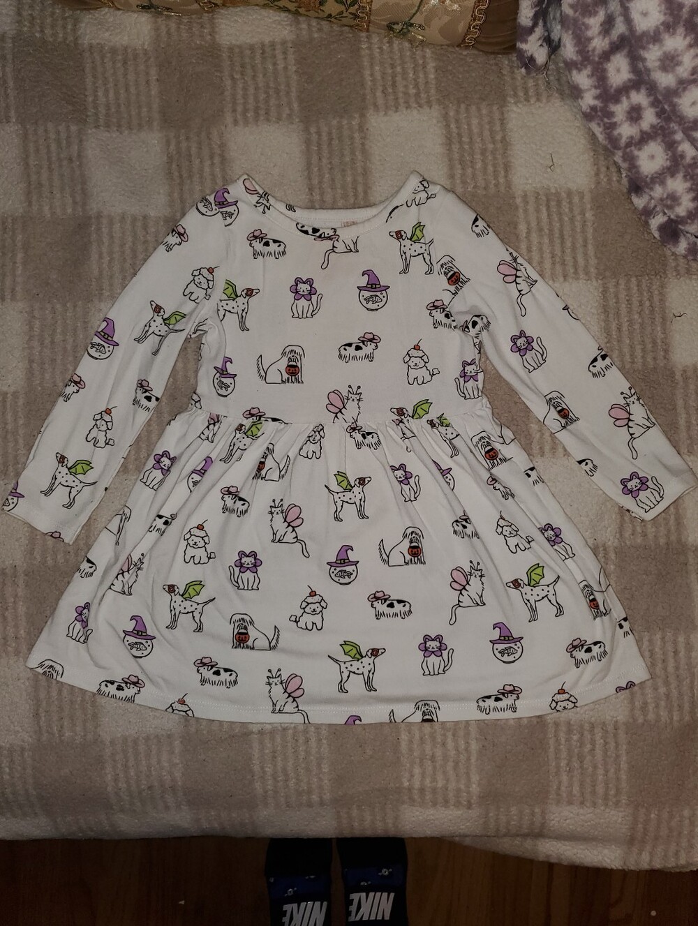 5 for $25 | Cat & Jack Toddler Animals in Halloween Costumes Long Sleeve Dress